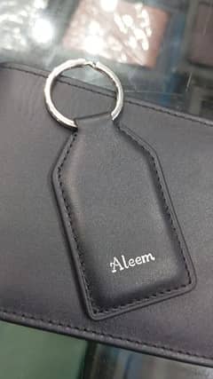 leather keychain 0