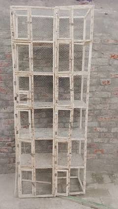 for sale 12 portion wooden cage good condition