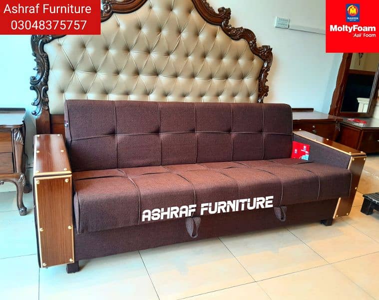 Sofa cum bed/Dewan/Double cumbed/Sofa/L Shape/combed/Bed Set/MoltyFoam 12