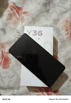 vivo y36 mobile available for sale 5 months warranty