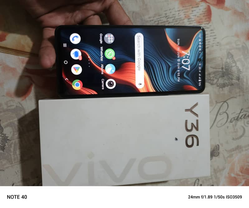 vivo y36 mobile available for sale 5 months warranty 1