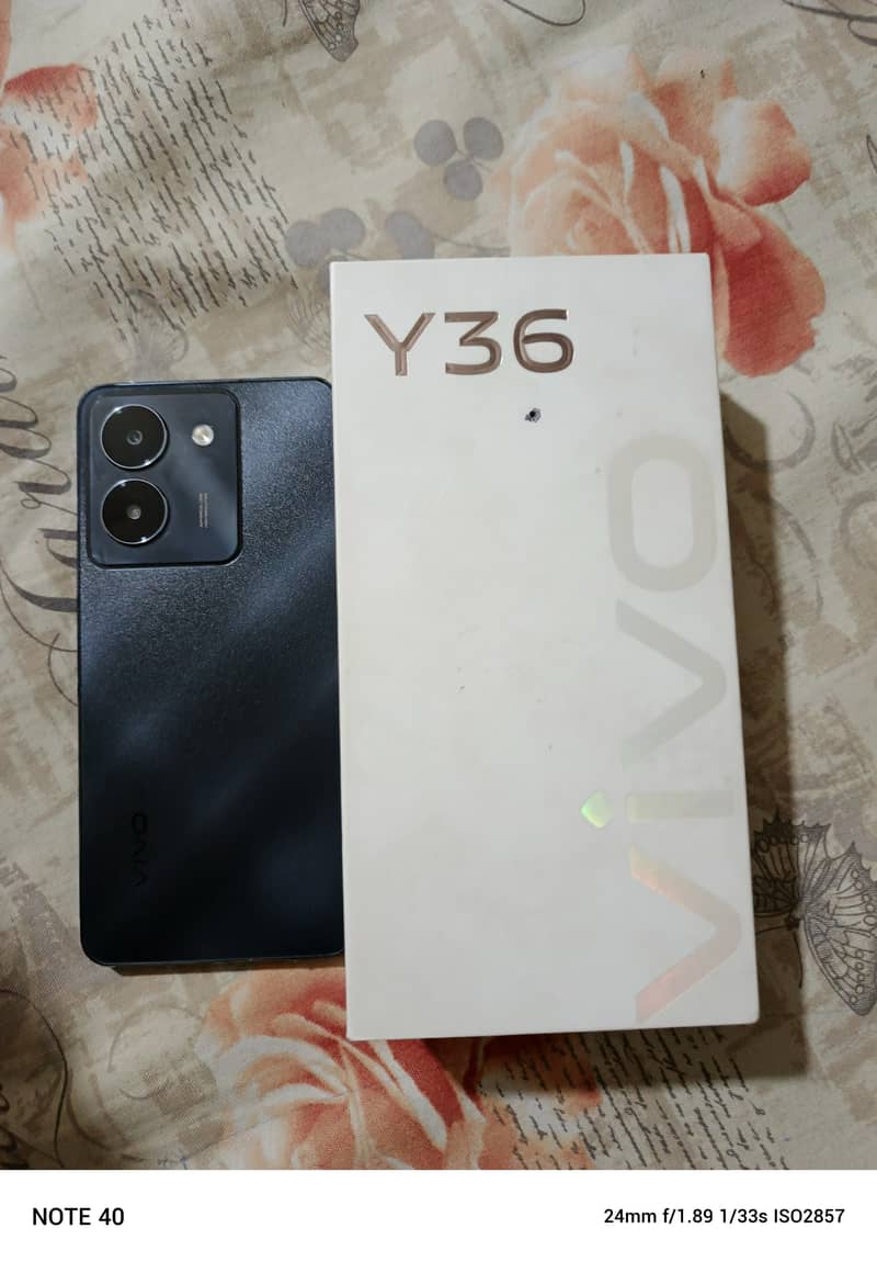 vivo y36 mobile available for sale 5 months warranty 3