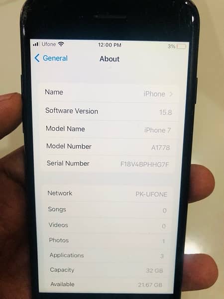 iPhone 7 32GB No any Fault 4