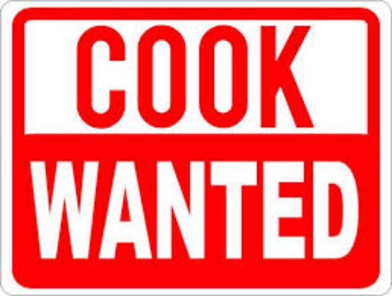 Required Cook Urgently 1