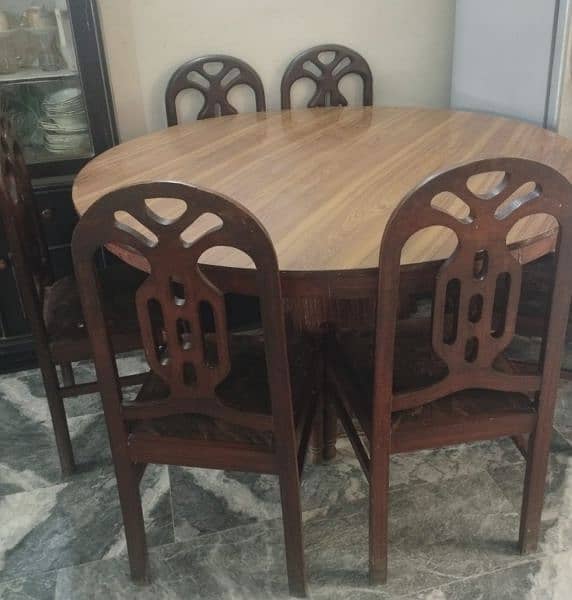 Dining table with 6 chairs 2