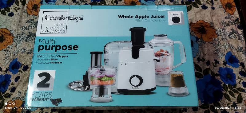 Cambridge Food Processor FP745 in Lush Condition 0