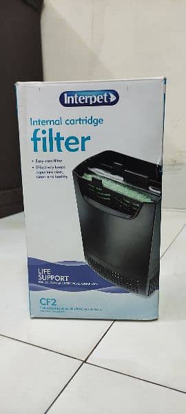 INTERPET CF 2 internal cartridge filter for planted aquariums and fish 6