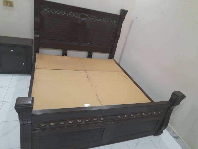Bed for sale of pure wood 1