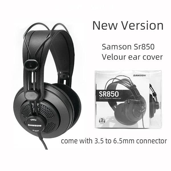Samson Sr850 Semi Opened Studio Monitoring Headphones 1