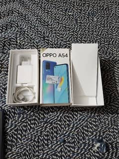 oppo A54 new condition 10/10 condition one year used