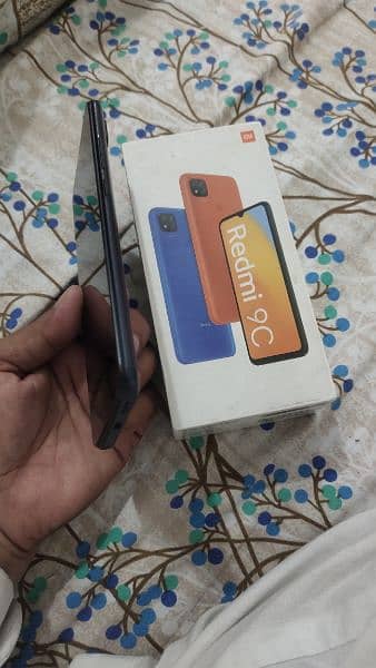 Redmi 9C 2GB and 32GB perfect mobile with box only. condition 8.5/10 4