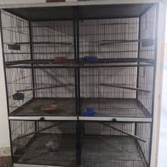 Cage for sale look like new 2 by 2 by 1.6 (8 portion