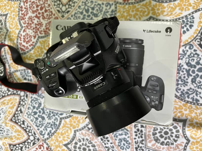 Canon 250D with 50mm 1.8 stm lens and kit lens 3