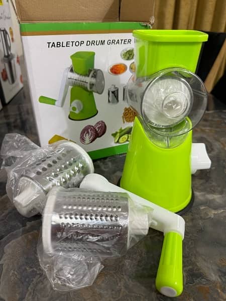 table top drum grater vegetable cutter chopper 2