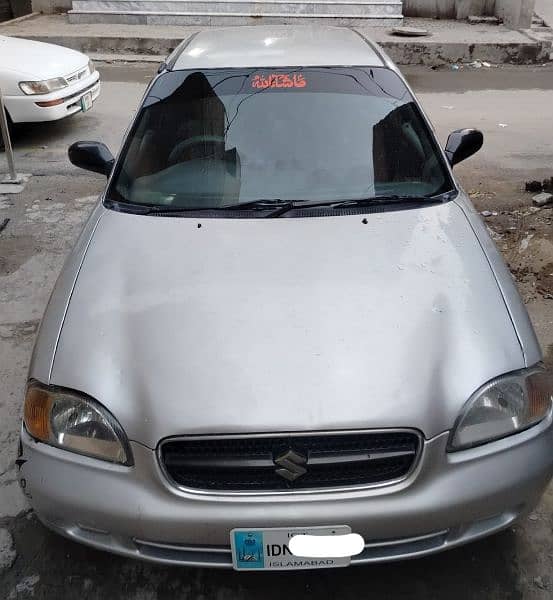 Suzuki Baleno 2004 Islamabad registered AC on lpg gas installed 0