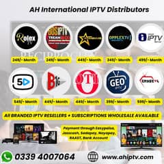 AH BRANDED IPTV 2024 COLLECTIONS | Resellers Available | 03394007064