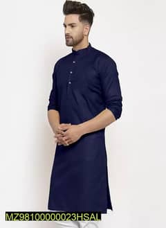 2pcs mens stich  cotton plain kurta pajama  medium size