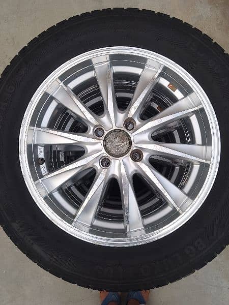 16" Alloy wheels with tyres 195/60/16 0