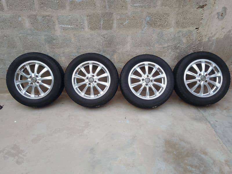 16" Alloy wheels with tyres 195/60/16 6