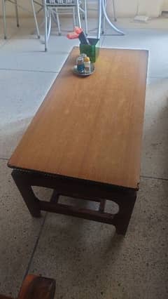 Wood center table