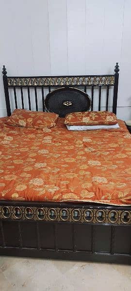 wooden double bed 4
