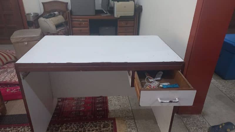twooffice tables for sale in good conditions separate sale 7