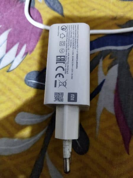 REDMI NOTE 9 NEW CHARGER & DATA CABLE 1