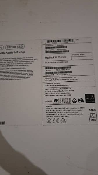 Macbook Air M2 2023 8GB/512GB 0