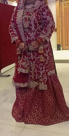 farshi gharara bridal