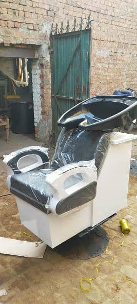 Saloon chairs | Beauty parlor chairs | shampoo unit | pedicure 11