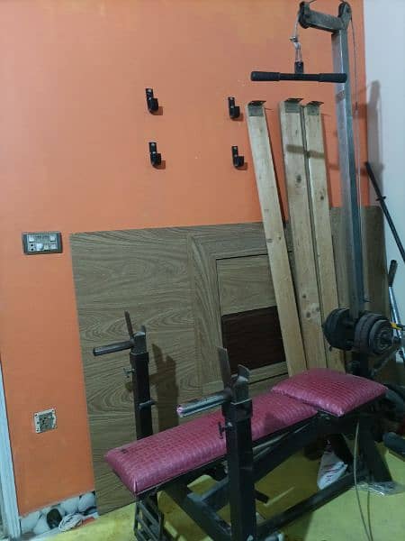 Bench press/decline/incline/pull/ Home gym/multiple exercises machine 1