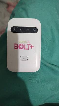 Unlocked Zong 4g Huawei Bolt+ wifi cloud chargeable jazz ufone Telenor