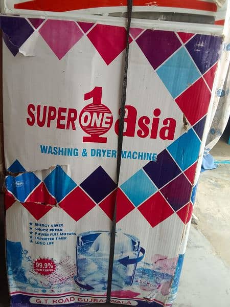 super Asia wash machine for sale brand new hai 3