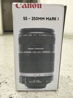 CANON 55-250MM MARK 1 lens