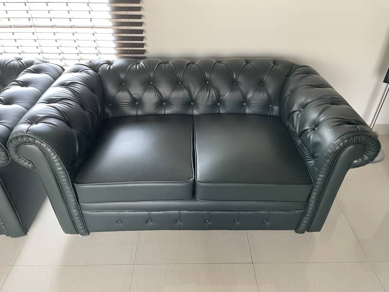 Chesterfield sofas Hardly used excellent condition 3