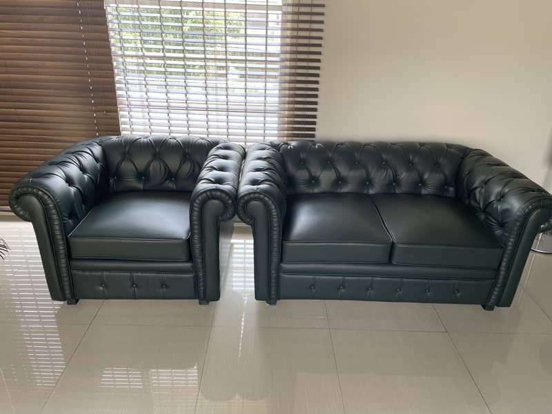 Chesterfield sofas Hardly used excellent condition 4