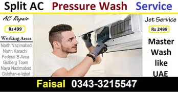 AC Jet Wash SERVlCE Dawlance Haier Orient Pel 1 & 1.5 Ton DC Inverter