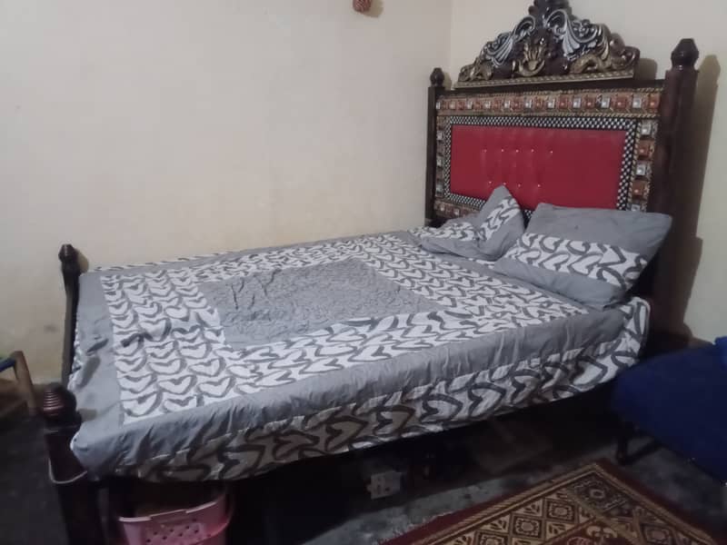 King size double bed with mattress 1