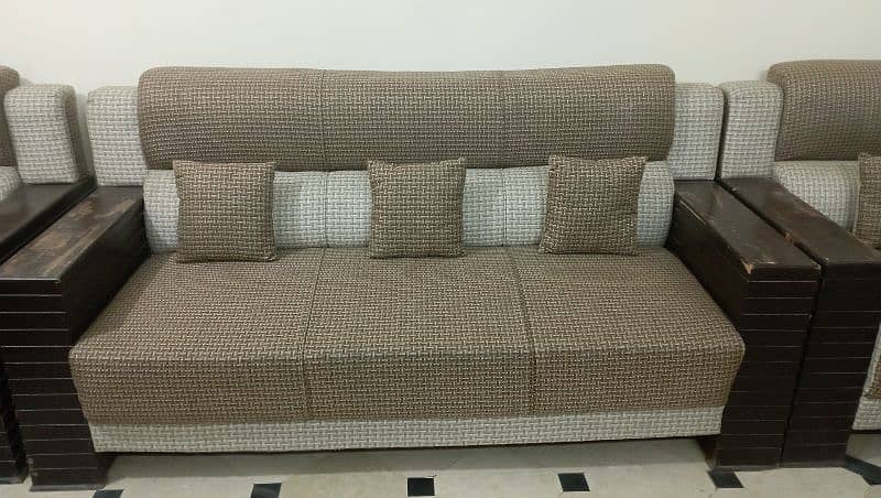 molty foam jute sofa set 3