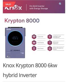 Knox 6kw krypton series PV8000w