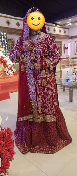 farshi gharara bridal & Maxi Farock 1