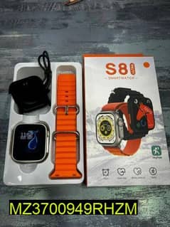 s8 ultra smart watch orange