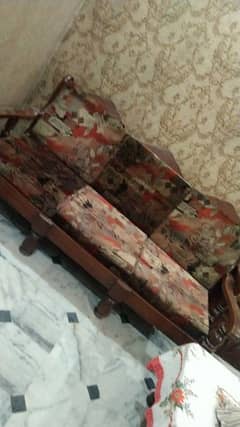wood sofa