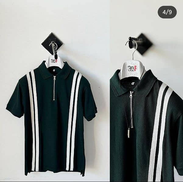 Zipper polo T-Shirt 0