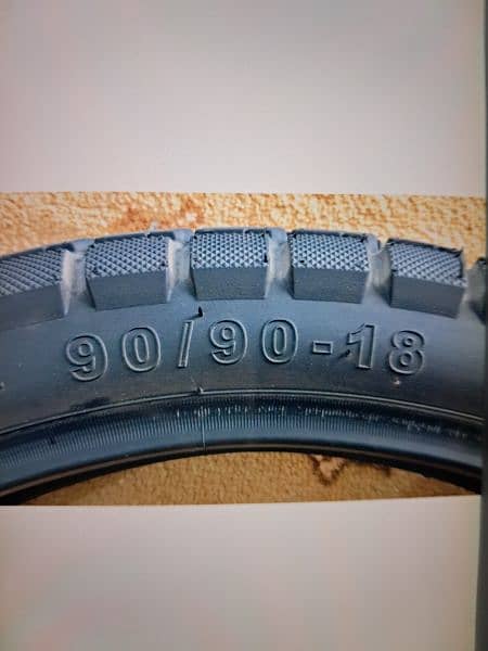 Panther Tyre with tube pair 90.90. 18 /2.75. 18 0