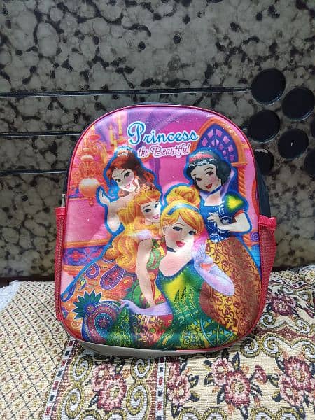 Barbie School Bag for Children Girls Kids Nursery Class 1 Backpack 2