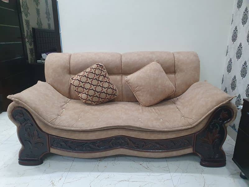 7 seater Sheesham wood Sofa set 1