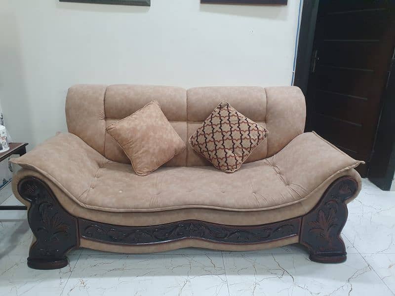 7 seater Sheesham wood Sofa set 3