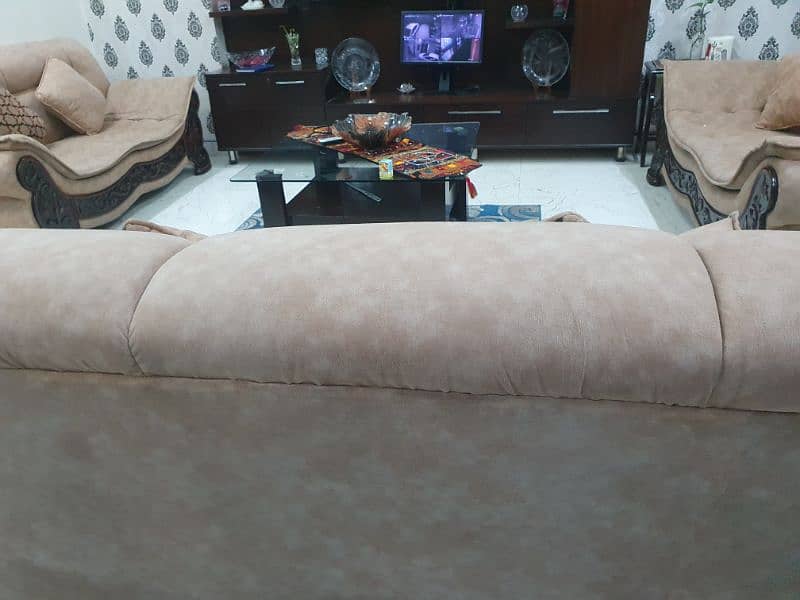 7 seater Sheesham wood Sofa set 6