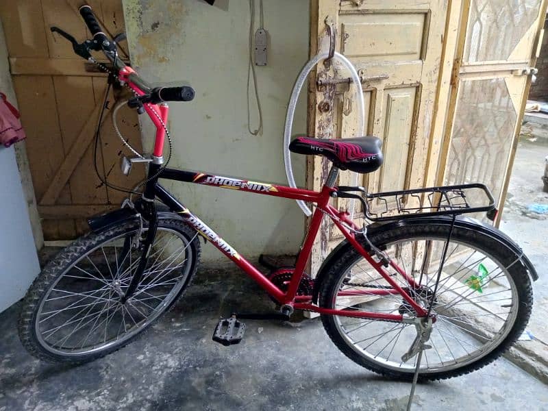 red and black colour bicycle new full larg size 2